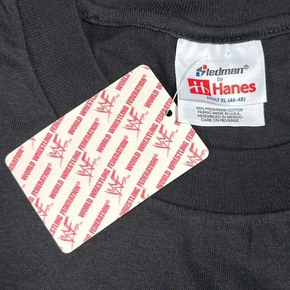 NWT Vintage Deadstock WWF Stone Cold Steve Austin Whoop Ass Beer T Shirt Mens XL - Picture 8 of 9